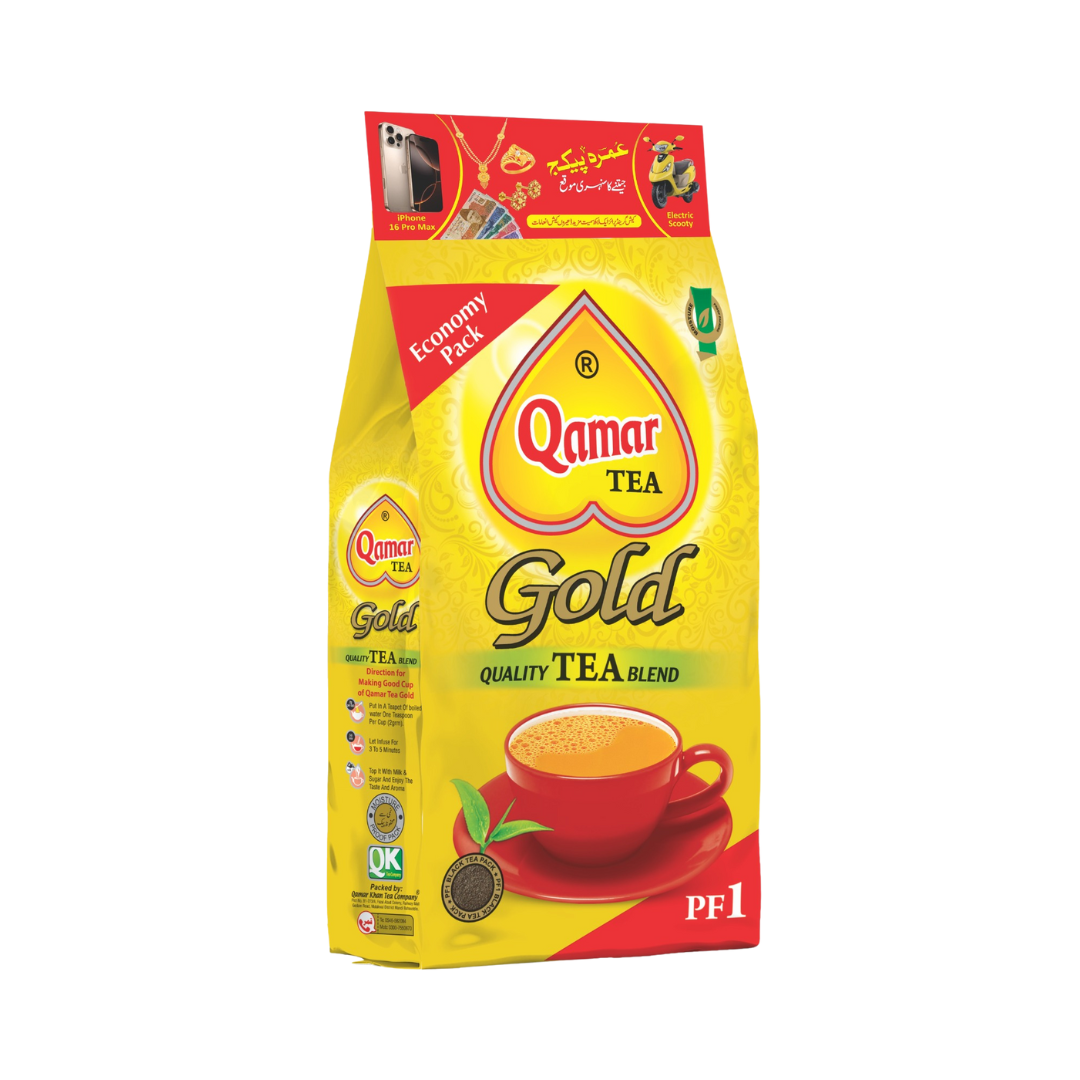 Qamar Tea Gold Pouch - 900 gm