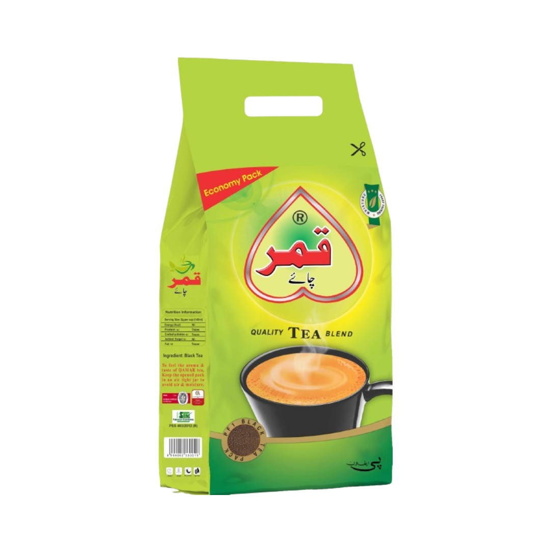 Qamar Tea Green (Black Tea) Pouch - 430 gm
